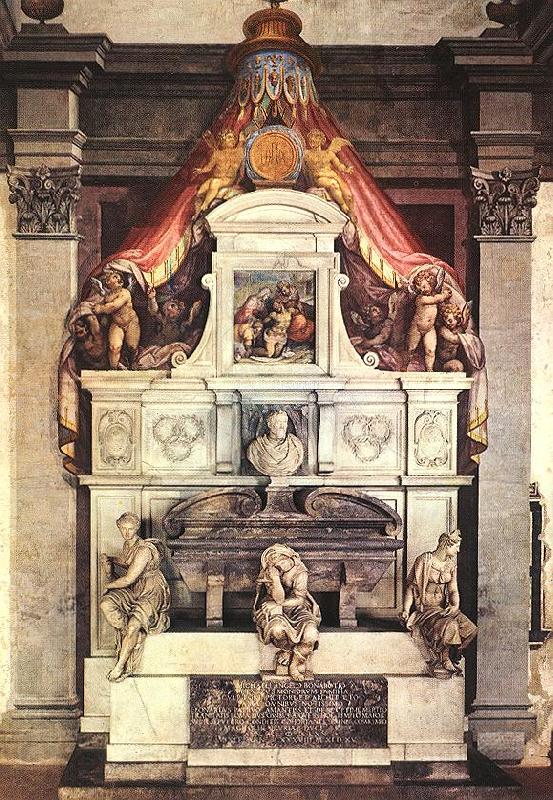 VASARI, Giorgio Monument to Michelangelo ar France oil painting art